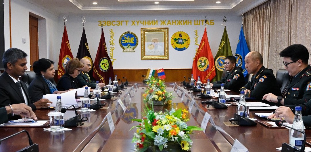 14th India-Mongolia Joint Working Group Meeting Reaffirms Commitment to Strengthening Bilateral Defence Partnership